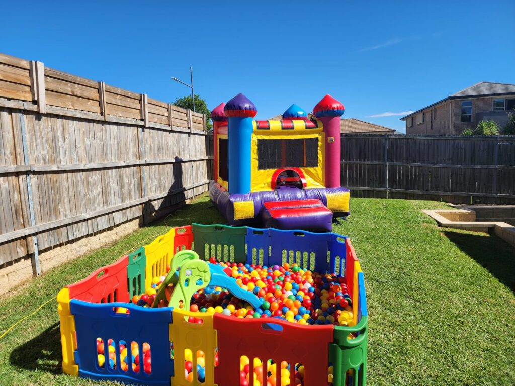 Small Toddler Jumping Castle and Small Ballpit(Combo 1)