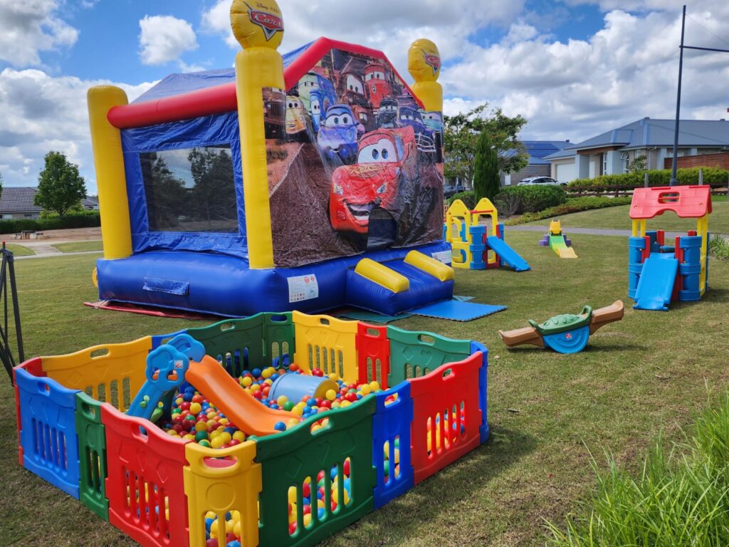 Large Jumping Castle, Small Ballpit and Toddler Pack(Combo 16 with Castle Upgrade)